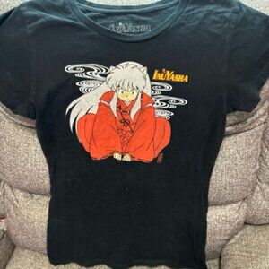 RARE Vintage Inuyasha Anime T-Shirt 2000s Y2k 00s L Large (Slim Fit)